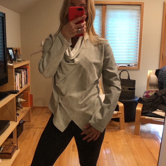 Blank NYC faux leather suede M jacket grey - Picture 2 of 6